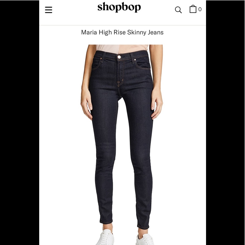 J brand Maria high rise skinny jeans